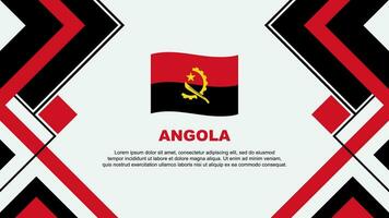 angola bandiera astratto sfondo design modello. angola indipendenza giorno bandiera sfondo vettore illustrazione. angola bandiera