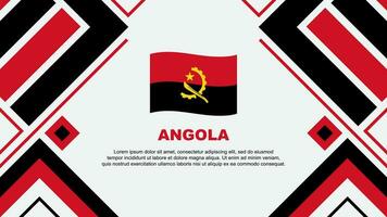 angola bandiera astratto sfondo design modello. angola indipendenza giorno bandiera sfondo vettore illustrazione. angola bandiera