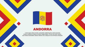 andorra bandiera astratto sfondo design modello. andorra indipendenza giorno bandiera sfondo vettore illustrazione. andorra modello