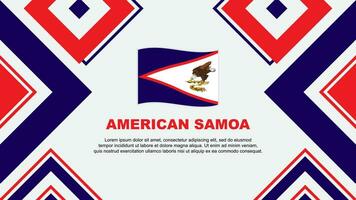 americano samoa bandiera astratto sfondo design modello. americano samoa indipendenza giorno bandiera sfondo vettore illustrazione. americano samoa indipendenza giorno