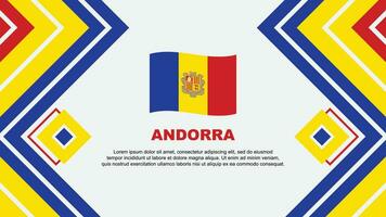 andorra bandiera astratto sfondo design modello. andorra indipendenza giorno bandiera sfondo vettore illustrazione. andorra design