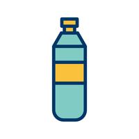 Icona della bottiglia d&#39;acqua di vettore