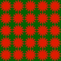 collezione di verde e rosso senza soluzione di continuità sfondi adatto per Natale stagione. vettore