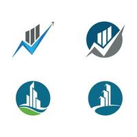 modello di logo di finanza aziendale vettore