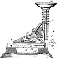 pinzatura macchina Vintage ▾ illustrazione. vettore
