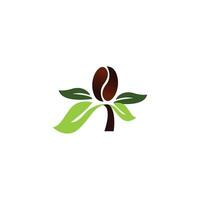 selezionato premio arabica caffè fagioli, logo illustrazione design modello vettore