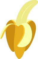 pelato Banana, illustrazione, vettore su bianca sfondo
