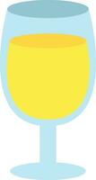 limonata nel bicchiere, illustrazione, vettore su bianca sfondo