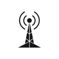 antenna icona. trasmissione, trasmettitore. vettore illustrazione