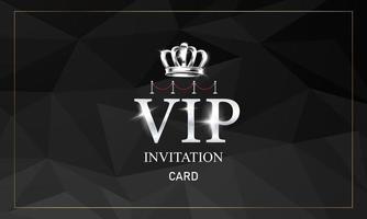 festa di celebrazione del manifesto della carta di invito premium di vip party vettore