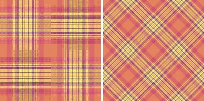 senza soluzione di continuità vettore tessile di tartan plaid dai un'occhiata con un' modello sfondo struttura tessuto.