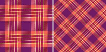 modello tessile senza soluzione di continuità di tessuto tartan plaid con un' vettore dai un'occhiata sfondo struttura.