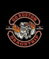 partire kustom Vintage ▾ vettore illustrazione stile.