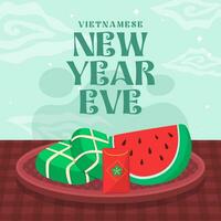 vietnamita nuovo anni . il giorno di Vietnam illustrazione vettore sfondo. vettore eps 10