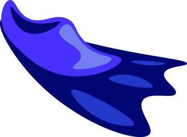 un' blu pinna sciarpa vettore o colore illustrazione