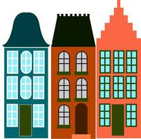 bellissimo amsterdam, vettore o colore illustrazione