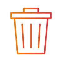Icona di vettore dei rifiuti