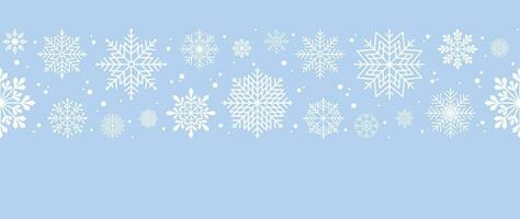 inverno sfondo con i fiocchi di neve e neve. senza soluzione di continuità modello. vettore illustrazione per coperchio, striscione, manifesto, ragnatela, tessile e confezione.