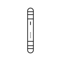 mezuzah stipite linea icona vettore illustrazione