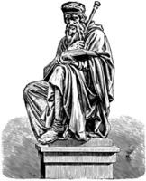 scultura di John Wycliffe, Vintage ▾ illustrazione vettore