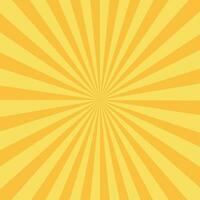 giallo sunburst raggi sfondo. raggio di sole stella scoppiare. vettore illustrazione eps