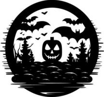 Halloween, minimalista e semplice silhouette - vettore illustrazione