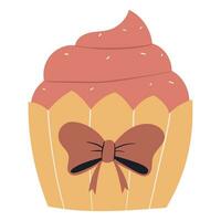 Cupcake vettore cibo illustrazione