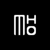 mho lettera logo vettore disegno, mho semplice e moderno logo. mho lussuoso alfabeto design