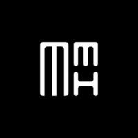 mmh lettera logo vettore disegno, mmh semplice e moderno logo. mmh lussuoso alfabeto design