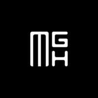 mgh lettera logo vettore disegno, mgh semplice e moderno logo. mgh lussuoso alfabeto design