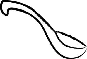 cucchiaio mano disegnato vettore illustrazione