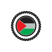 Palestina supporto logo icona design vettore illustrazione,