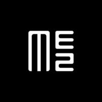 mez lettera logo vettore disegno, mez semplice e moderno logo. mez lussuoso alfabeto design