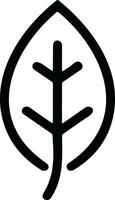 foglia semplice linea icone impostare. partire di albero e impianti, le foglie icona design per naturale, eco, bio, e vegano etichette. vettore