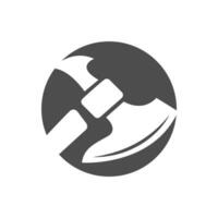 ascia, ascia logo icona design vettore