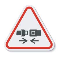 ppe icon. indossare cintura di sicurezza simbolo segno isolato su sfondo bianco, illustrazione vettoriale eps.10