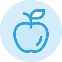 illustrazione del design dell'icona di vettore della mela