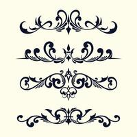 vettore ornamento telaio confine design