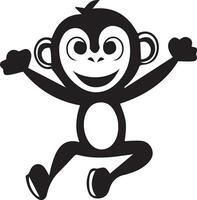 scimmia vettore arte, icone, e grafica danza
