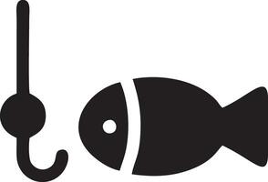 icona pesca logo design vettore