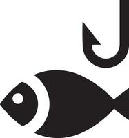 icona pesca logo design vettore