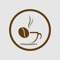 caffè tazza logo vettore icona illustrazione design