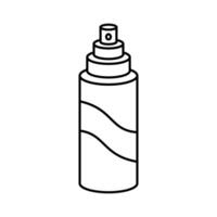 capelli spray icona vettore design modello semplice e pulito