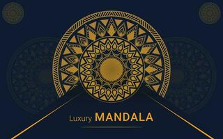 modello di progettazione mandala di lusso vettore