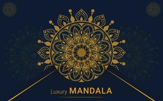 modello di progettazione mandala di lusso vettore