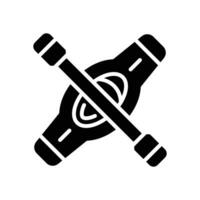 kayak icona. vettore glifo icona per il tuo sito web, mobile, presentazione, e logo design.