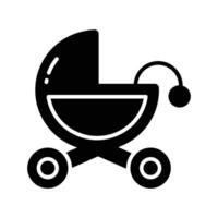 dai un'occhiata Questo bellissimo icona di bambino carrozza, bambino passeggino vettore design