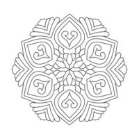 cosmico armonia semplice mandala design vettore file