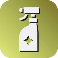 pulizia spray vettore glifo pendenza sfondo icona per personale e commerciale uso.