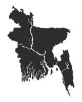 bangladesh carta geografica vettore design